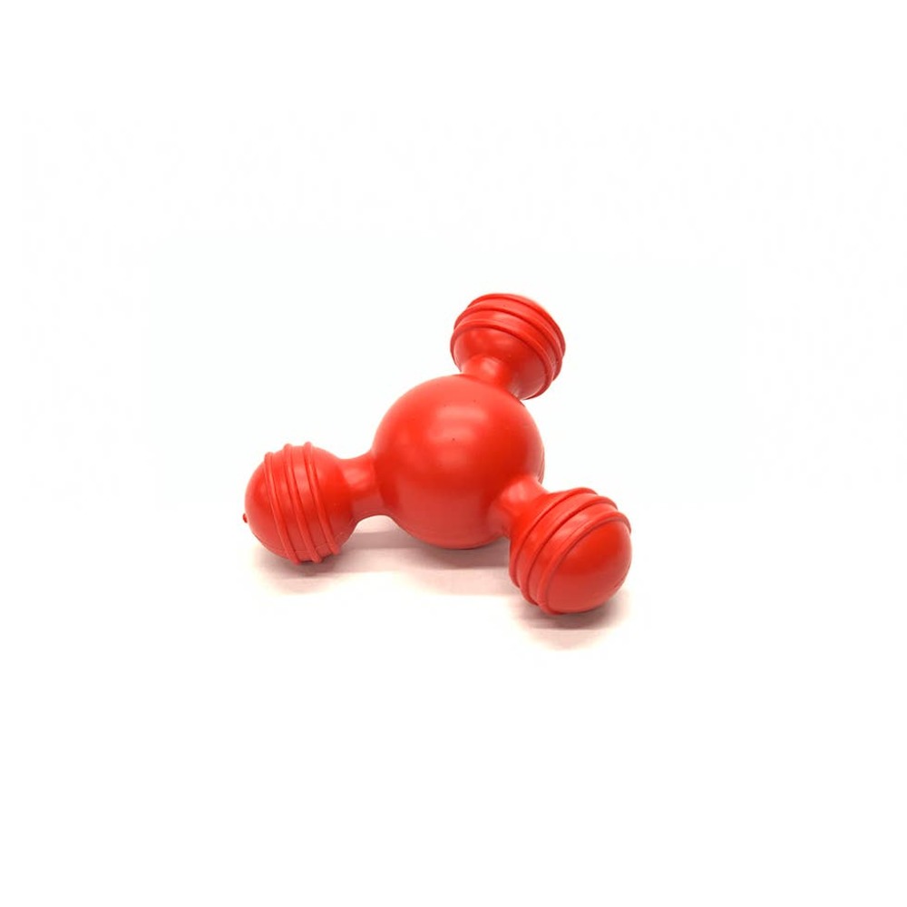 Dura Tuff Jumbo Widget Ball No sound Orange Dog Toy